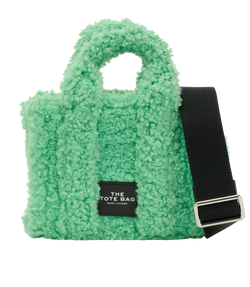 Small Teddy Tote, Polyester, Green, MIP, S/DB, 3*